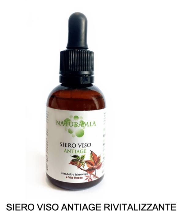 SIERO VISO  RIVITALIZZANTE ANTIAGING con ACIDO IALURONICO